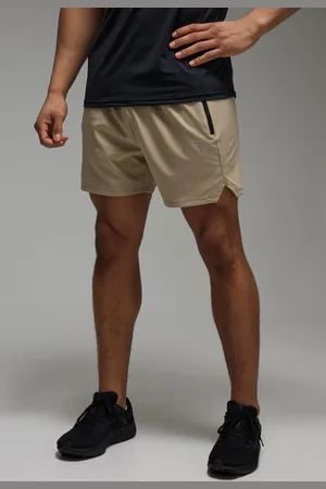 Boohoo Pantalón Corto Man Active Regular De Tela Elástico Perforado