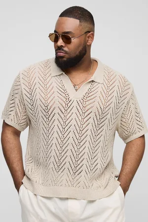 Boohoo Polo Plus Oversize De Punto Recto