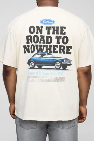 Boohoo Camiseta Plus Oversize Con Estampado Gráfico De Coche