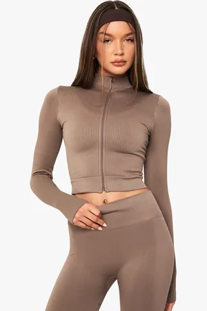 Boohoo Chaqueta De Canalé Sin Costuras Con Cremallera