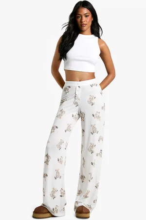 Boohoo Pantalón Tall De Pijama Bóxer Con Estampado De Oso