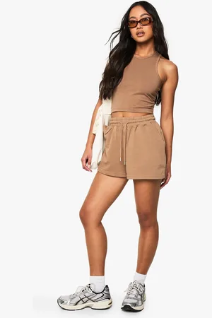 Boohoo Conjunto De Pantalón Corto Deportivo Y Top Estilo Nadador