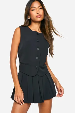 Boohoo Minifalda Plisada Fluida