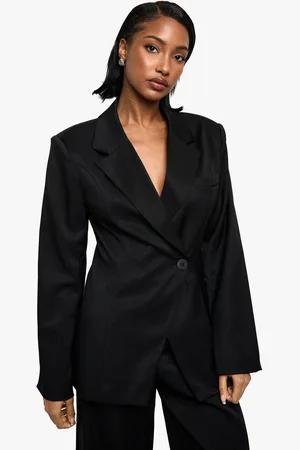 Boohoo Americana Entallada De Tela Ceñida