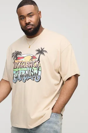 Boohoo Camiseta Plus Oversize Con Estampado En La Parte Posterior De Níquel