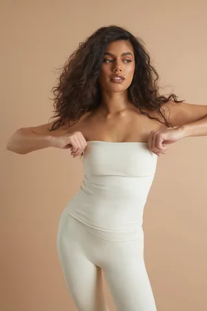 Boohoo Top Palabra De Honor Premium Con Relleno
