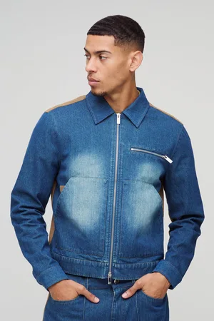 Boohoo Chaqueta Crop Regular Vaquera Y De Pana