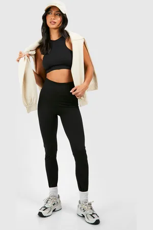 Boohoo Leggings Petite Súper Suaves Aterciopelados