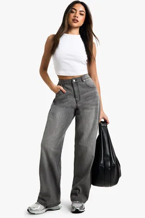 Boohoo Vaquero Básico De Pernera Recta