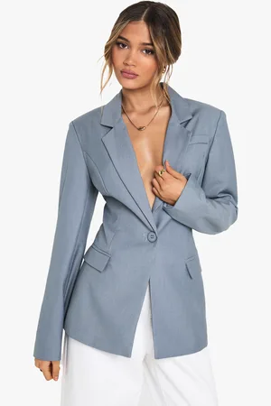Boohoo Americana Entallada De Tela Ceñida