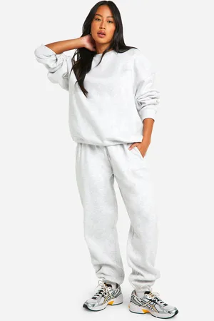 Boohoo Pantalón Deportivo Oversize Con Botamanga Y Bordado Dsgn Studio