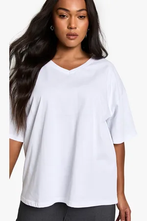 Boohoo Camiseta Plus Oversize De Algodón