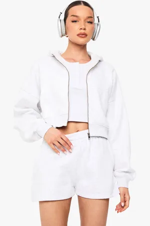 Boohoo Pantalón Corto Deportivo De Tiro Alto Con Cordón Interior