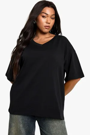 Boohoo Camiseta Plus Oversize De Algodón