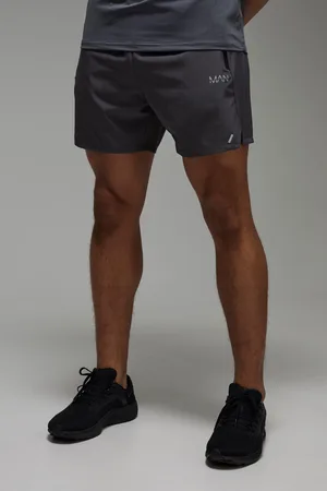 Boohoo Pantalón Corto Man Active Regular De Tela Elástico Perforado