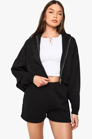 Boohoo Pantalón Corto Deportivo De Tiro Alto Con Cordón Interior
