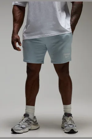 Boohoo Pantalón Corto Man Active Holgado Con Filos Sin Acabar
