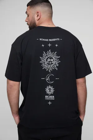 Boohoo Camiseta Plus Oversize Con Estampado Homme Higher Consciousness