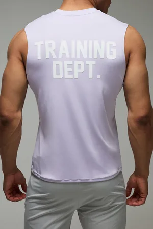 Boohoo Camiseta Sin Mangas Oversize Man Active Resistente Training Dept
