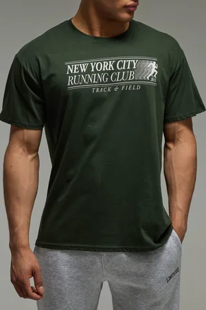 Boohoo Camiseta Oversize Man Active New York Running Club