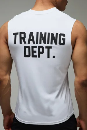Boohoo Camiseta Sin Mangas Oversize Man Active Resistente Training Dept