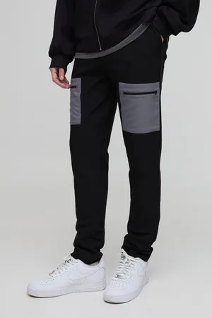 Boohoo Pantalón Cargo Ajustado Elástico Técnico Con Cintura Elástica
