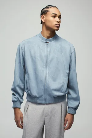Boohoo Chaqueta Bomber Recta De Ante Sintético