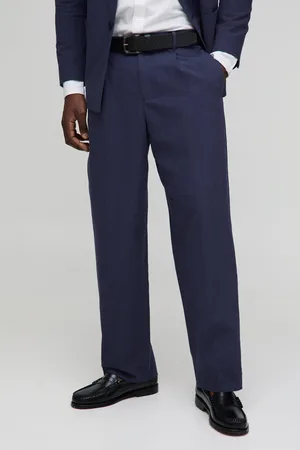 Boohoo Pantalón Holgado De Mezcla De Lino