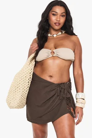 Boohoo Pareo Plus Para La Playa De Estopilla