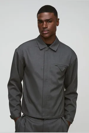 Boohoo Sobrecamisa Oversize Texturizada