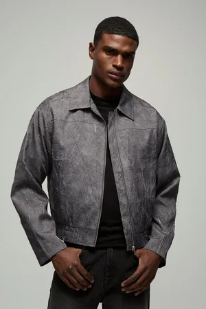 Boohoo Chaqueta Harrington Regular Fruncida