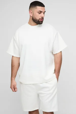Boohoo Conjunto Plus De Pantalón Corto Holgado Y Camiseta Oversize De Scuba
