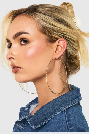 Boohoo Pendientes De Aro Grandes Retorcidos