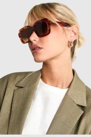 Boohoo Gafas De Sol Cuadradas Retro De Carey