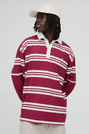 Boohoo Polo Oversize Con Firma Bm Y Rayas
