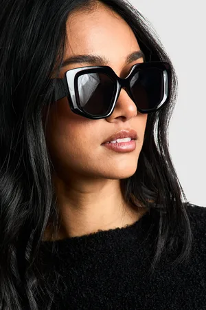 Boohoo Gafas De Sol Oversize Con Montura Negra