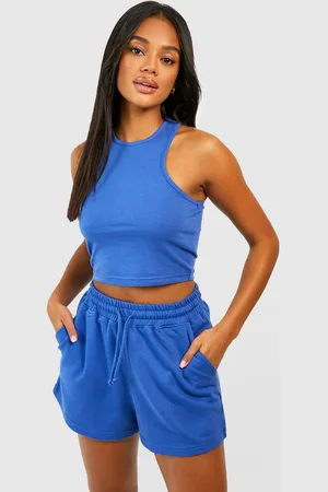 Boohoo Conjunto De Pantalón Corto Deportivo Y Top Estilo Nadador