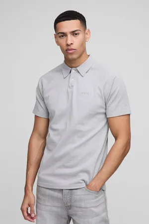 Boohoo Polo Man Ajustado De Ranglán Entrelazado