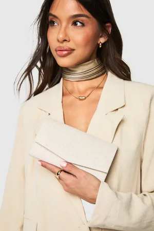 Boohoo Bolso De Mano Estructurado De Lino