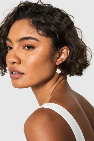 Boohoo Pendientes Esmaltados Con Detalle De Flor