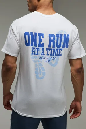 Boohoo Camiseta Man Active Oversize One Run At A Time