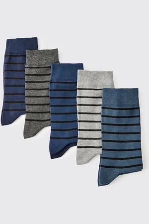 Boohoo Pack De 5 Pares De Calcetines Deportivos Con Rayas