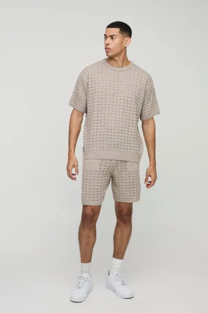 Boohoo Chándal Oversize De Pantalón Corto Y Camiseta De Punto