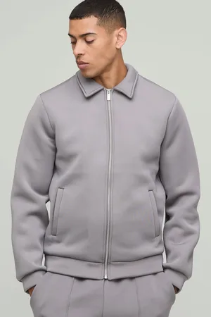 Boohoo Chaqueta Harrington De Scuba Con Unión