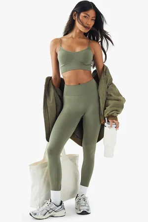 Boohoo Leggings Premium Fruncidos Sin Costuras Moldeadores De Trasero