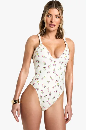 Boohoo Bañador Con Nudo Y Estampado