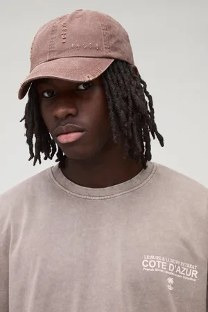 Boohoo Gorra Desgastada Deshilachada