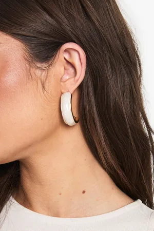 Boohoo Pendientes De Aro Con Perlas