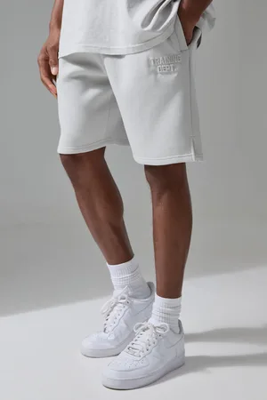 Boohoo Pantalón Corto Man Active Holgado Con Estampado Training Dept