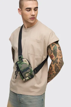 Boohoo Bolso Cruzado Man De Camuflaje